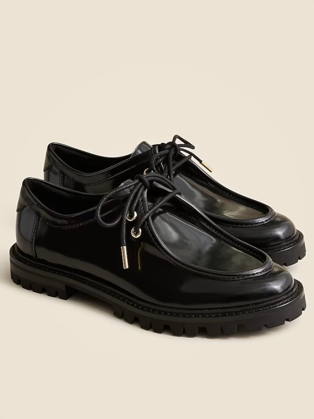 J. Crew Lace-up oxford shoes in spazzolato leather